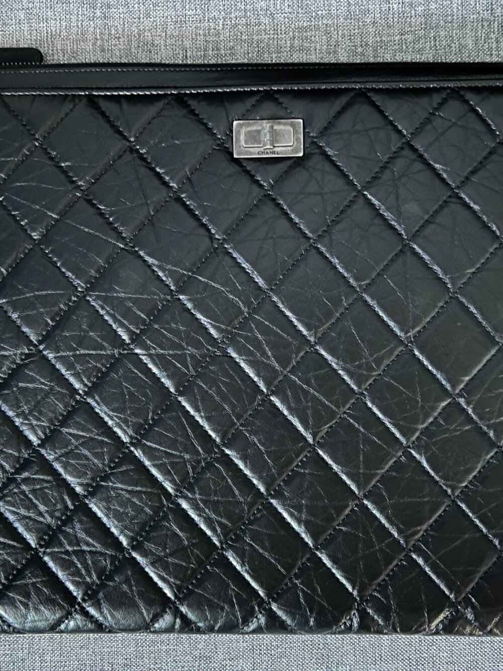 Chanel Quilted Leather Portfolio - Rare - Picture 4 of 14